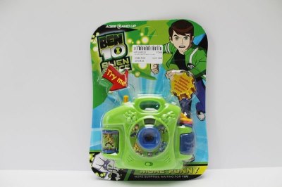 益智投影相机(BEN10)带灯光包电 2色混装 - HP1048322