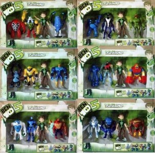 BEN10 TOYS 4PCS - HP1048563