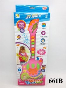 CARTOON GUITAR,PINK/WHITE/BLUE - HP1048610