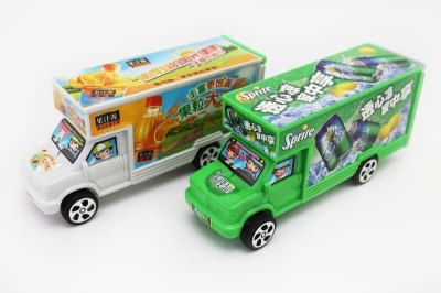PULL BACK CAR 2ASST WHITE/GREEN - HP1048704