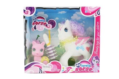 PONY W/LIGHT & MUSIC & ACCESSORIES(INCLUDED BUTTON CELL) 2COLOR - HP1048851