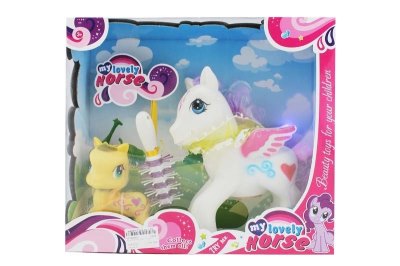 PONY W/LIGHT & MUSIC & ACCESSORIES(INCLUDED BUTTON CELL) 2COLOR - HP1048853
