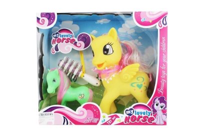 PONY W/LIGHT & MUSIC & ACCESSORIES(INCLUDED BUTTON CELL) 2COLOR - HP1048854