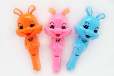 2PCS RATTLE W/WHISTLE 3COLOR - HP1049122