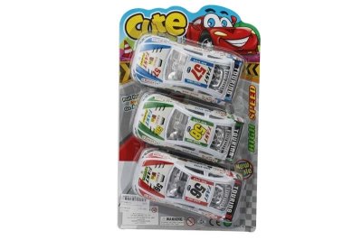 3PCS PULL BACK RACING CAR GREEN/RED/BLUE - HP1049313