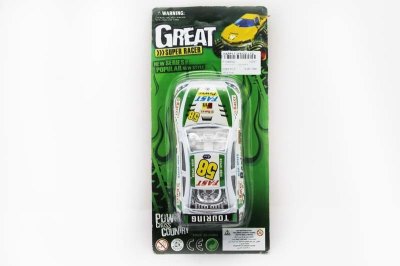 PULL BACK RACING CAR GREEN/RED/BLUE - HP1049322