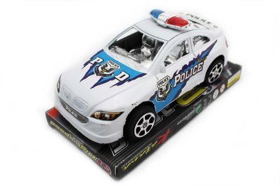 PULL BACK POLICE CAR BLACK/WHITE - HP1049343