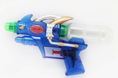 TRANSPARENCY WATER GUN(PAINTING) GREEN/ORANGE/BLUE - HP1049432