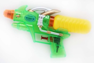 TRANSPARENCY WATER GUN(PAINTING) GREEN/ORANGE/BLUE - HP1049433