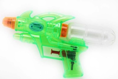 TRANSPARENCY WATER GUN GREEN/ORANGE/BLUE - HP1049436