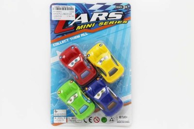 4 PCS PULL BACK CAR - HP1049502