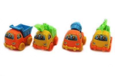 PULL BACK CONSTRUCTION CAR 4COLOR 4ASST - HP1049559