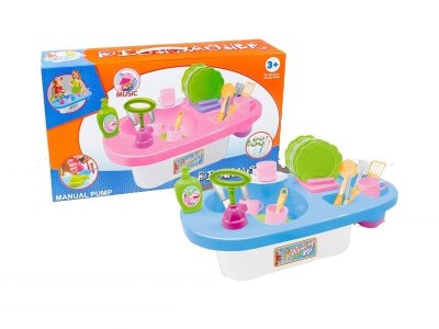 DISH-WASHING MACHINE WITH MUSIC PINK/BLUE - HP1049635