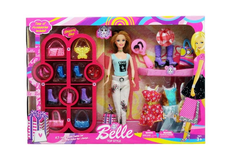 11.5”BENDABLE DOLL W/ACCESSORY - HP1049688