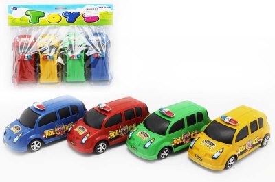 SOLID PULL BACK CAR 4PCS 4ASST - HP1050051