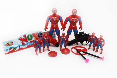 SPIDERMAN W/SOFT SHOOTING GUN &TOP - HP1050397