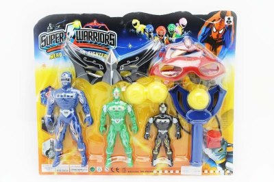 3PCS SUPER HERO W/SLINGSHOT&GLASSES - HP1050432