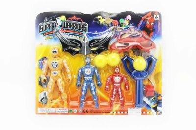 3PCS SUPER HERO W/SLINGSHOT&GLASSES - HP1050433