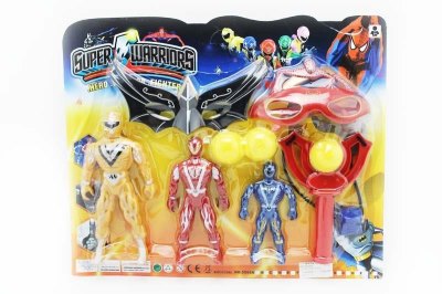 3PCS SUPER HERO W/SLINGSHOT&GLASSES - HP1050434