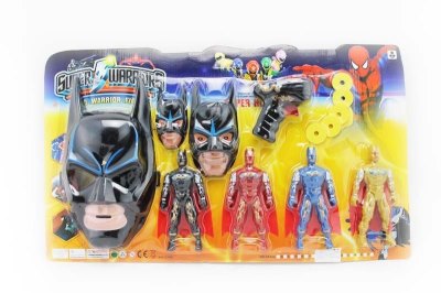 4PCS BAT-MAN  W/LIGHT&TOP MASK  - HP1050437
