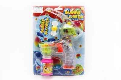 B/O BUBBLE GUN  (TRANSPARENT) PINK/BLUE - HP1051192