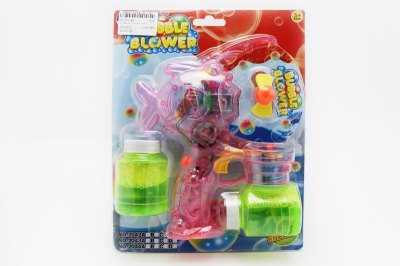 B/O BUBBLE GUN  (TRANSPARENT) PINK/BLUE - HP1051196