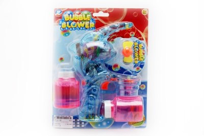 B/O BUBBLE GUN  (TRANSPARENT) PINK/BLUE - HP1051199