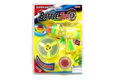 BOUNCING GYRO GUN SERIES W/LIGHT & FLYING SAUCER - HP1052504