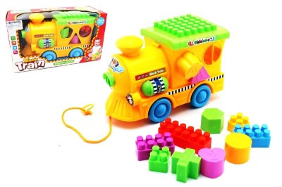 TRAIN BLOCKS W/STRING 2COLOR - HP1052592