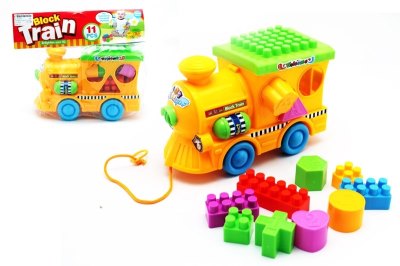 TRAIN BLOCKS W/STRING 2COLOR - HP1052593