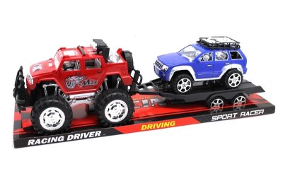 FRICTION TRUCK W/CAR RED/GREEN - HP1052646