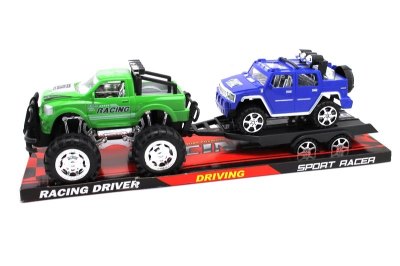 FRICTION TRUCK W/CAR RED/GREEN - HP1052649