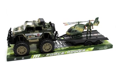 FRICTION TRUCK W/SOLDIER & HELICOPTER  - HP1052660