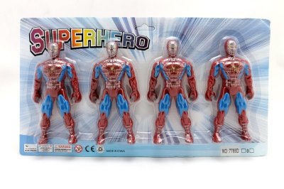 4PCS SPIDER MAN  SET W/LIGHT - HP1052734