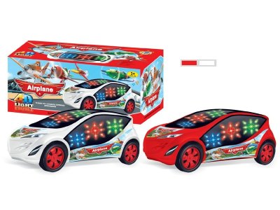 电动万向车带3D音乐灯光(飞机总动员) 2色混装 - HP1052815