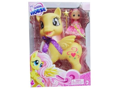 VINYL HORSE W/ACCESSORIES & MUSIC & LIGHT (INCLUDED BUTTONCELL) - HP1052909