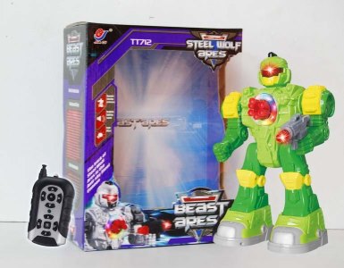 R/C ROBOT W/SHOOTING BULLET & LIGHT & SOUND - HP1053328