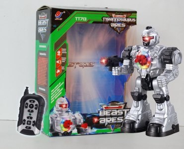 R/C ROBOT W/SHOOTING BULLET & LIGHT & SOUND - HP1053330