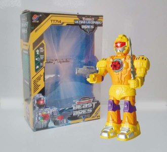 B/O ROBOT W/360°ROTATION & LIGHT & MUSIC & SHOOTING BULLET  - HP1053337