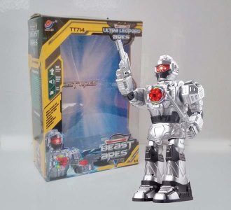 B/O ROBOT W/360°ROTATION & LIGHT & MUSIC & SHOOTING BULLET  - HP1053338