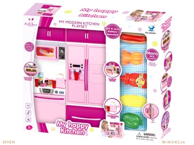 COOKING SET W/LIGHT & MUSIC & 3*AG13 BATTERIES - HP1053529