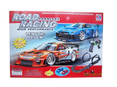 PRESS & GO RAIL RACING CAR W/SHAKE ELECTRIC ORGAN(TRACK LENGTH 445CM) - HP1053801