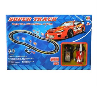 B/O RAIL CAR W/WIRE CONTROL BATTERYCASE (TRACK LENGTH 207CM) - HP1053889