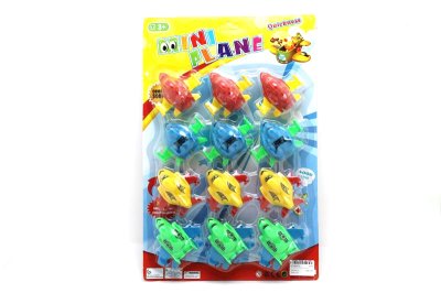 12PCS PULL BACK PLANE RED/BLUE/YELLOW/GREEN 4ASST - HP1053975