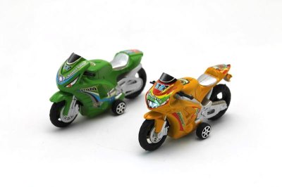PULL BACK MOTORCYCLE RED/BLUE/YELLOW/GREEN 2ASST - HP1053977