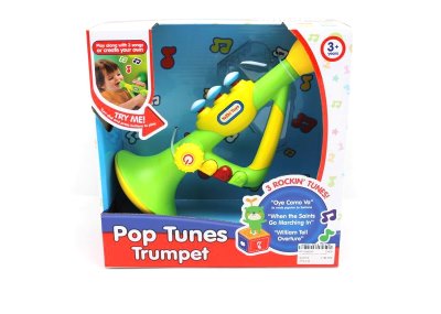 POP TUNES TRUMPET W/LIGHT & MUSIC INCLUEDE BATTERY - HP1054034