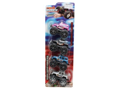 PULL BACK CAR 4PCS - HP1054528