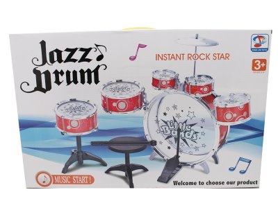 JAZZ DRUM W/CHAIR & PLATING RED/GREEN - HP1054763