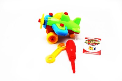 ASSEMBLE FREE WAY PLANE,GREEN/RED - HP1054959