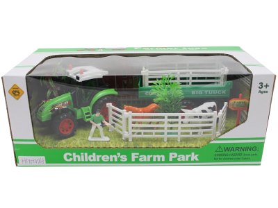 FRICTION FARMER CAR  RED/GREEN - HP1054968